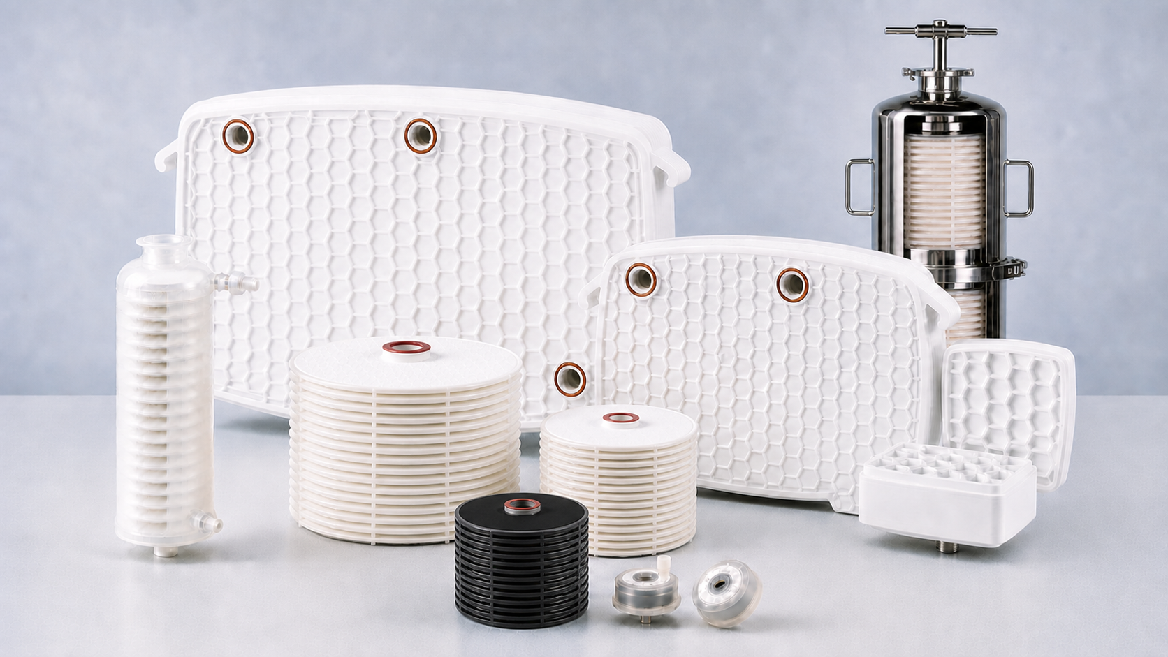 Depth filtration product family