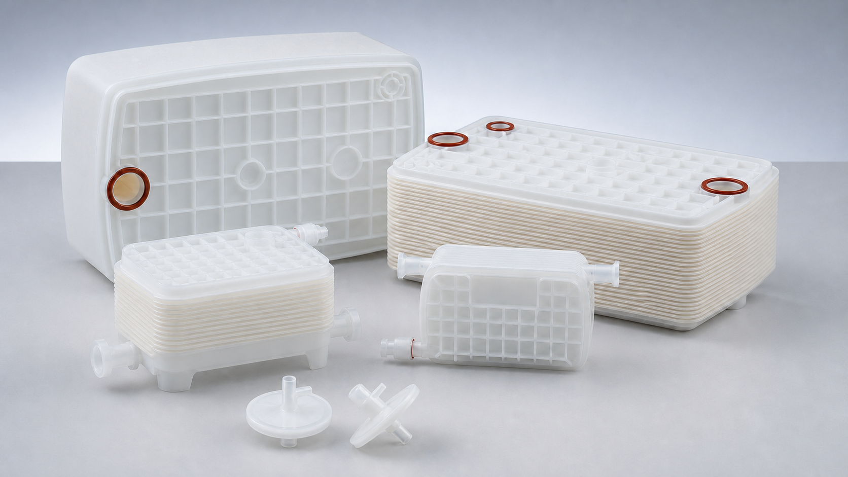 Virus filtration and prefiltration product family